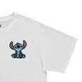 thumbnail image 2 of Disney Women's Lilo and Stitch Shirt, Classic Printed Embroidered Cartoon Stitch T-shirt White - M, 2 of 7