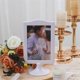 thumbnail image 5 of Double Sided Standing Picture Frames 4x6 Inch 2 Side Pedestal Picture Frames Plastic White Photo Frames Set for Display, 5 of 5