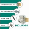 thumbnail image 4 of Pin Deadbolt Door Lock 7/8 915, 4 of 7