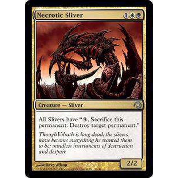 MtG Premium Deck Series: Slivers Uncommon Necrotic Sliver #20