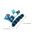 thumbnail image 4 of Miangastore Ensemble Queue d'Oreille Peluche Bleue 1 Ensemble 18.1x3.3in, 4 of 8