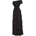 thumbnail image 4 of Zhitunemi Disfraz renacentista para mujer, vestido medieval de camisola, camisetas campesinas irlandesas debajo del vestido, 4 of 4