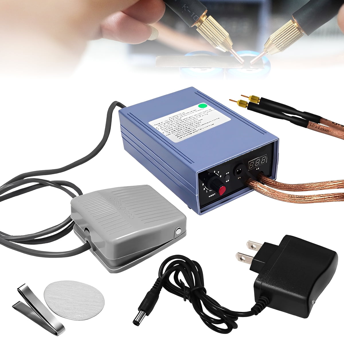 NKTIER Battery Spot Welder Kit Mini Handheld Spot Welding Machine for