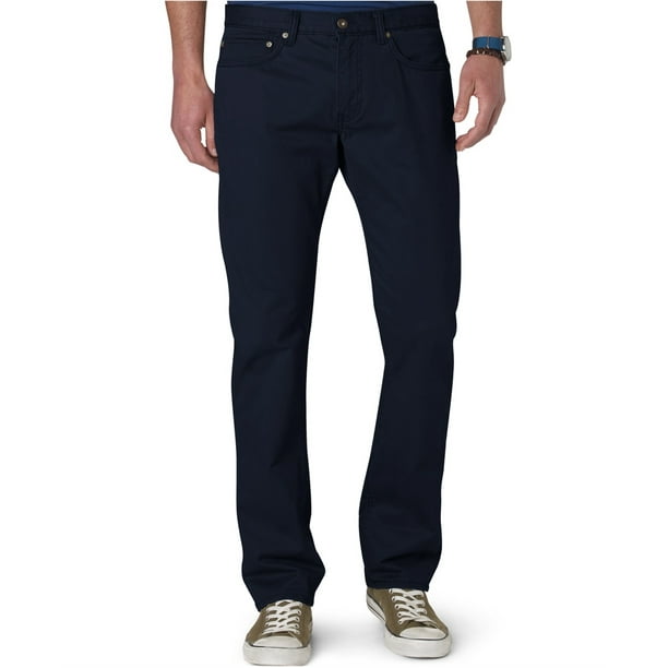 Dockers Mens Straight Fit Solid Khaki Pants - Walmart.com
