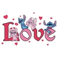 thumbnail image 2 of Men's Lilo & Stitch Angel in Love  Graphic T-Shirt, 2 of 5