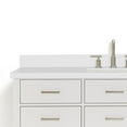 thumbnail image 4 of Ariel W061SWQRVOGRY Hutton 60" Wall Mounted Single Basin Vanity Set - Grey / Pure White, 4 of 7