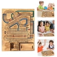 thumbnail image 2 of Cribbage War Game Wooden Cribbage Board Game Set Has A Storage For Cards And Travel Portable Cribbage Game Sets For Family, 2 of 9