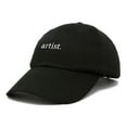 thumbnail image 4 of DALIX Artist Expression Baseball Cap Mens Womens Embroidered Hat in Black, 4 of 7