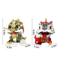 thumbnail image 7 of MACTANO Animal Building Block Set Kylin Lion Dance Lucky Toy Bricks for Kid Adult, 7 of 7