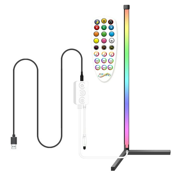 Mistaha Dreamlike Multicolor Floor Atmosphere Lamp Living Room Bedroom Atmosphere Light RGB Corner Floor Lamp