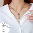 thumbnail image 2 of Colgante de cenizas, colgante de collar de reloj de arena de acero inoxidable,, 2 of 5