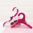 thumbnail image 3 of Flmtop 10Pcs Plastic Dog Puppy Cat Clothes Hanger Rack Storage Organizer Pet Supplies White, 3 of 9