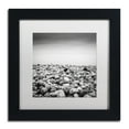 thumbnail image 2 of Trademark Fine Art "Pebble Beach" Canvas Art by Dave MacVicar, White Matte, Black Frame, 2 of 4
