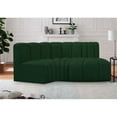 thumbnail image 2 of Meridian Furniture Arc Green Boucle Fabric Modular Sectional, 2 of 7