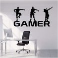 thumbnail image 3 of Pegatinas de pared autoadhesivas con frases y frases de jugadores, calcomanía de vinilo impermeable para pared, Sunny, 3 of 5