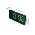 thumbnail image 4 of Alarma digital LED Hogar electrónico Pantalla grande Snooze Reloj de mesa Modo de atenuación Pantalla ajustable Despertar Relojes Dispositivos Verde Inevent HA039000-03B, 4 of 7