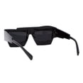 thumbnail image 3 of Unisex Fashion Sunglasses Unique Asymmetric Rectangular Shape UV400 Black, 3 of 4