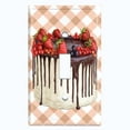thumbnail image 2 of Metal Light Switch Wall Plate Outlet Cover (Vanilla Chocolate Berry Fruit Cake - Single Toggle), 2 of 2