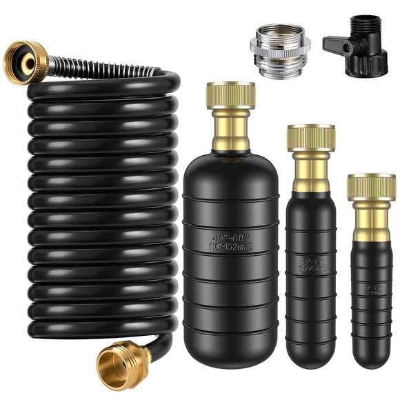 Kit de desagüe Fosenlion, 3 unidades, para 1 a 6 tubos con manguera y válvula