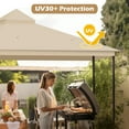 thumbnail image 3 of Yescom Canopy Top Replacement UV30+ Top Cover for 2-Tier 10x12 Ft Gazebo Yard, 3 of 8