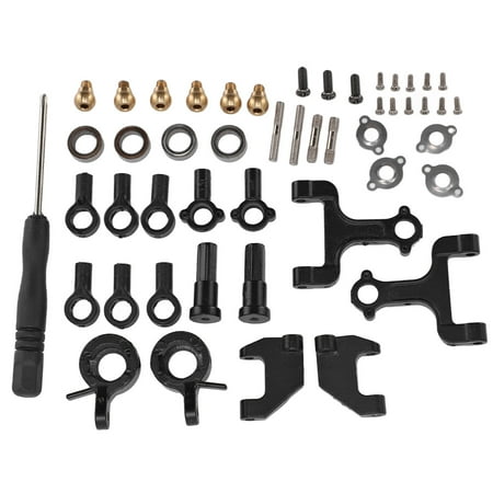 

Swing Arm Steering Cup Set Black D12 Upper Lower Swing Arm With Screw For WPL D12 D42