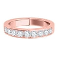 thumbnail image 6 of Mauli Jewels 1 Carat White Diamond Engagement Ring for Women – Wedding Band in 14K Solid Rose Gold, 6 of 9