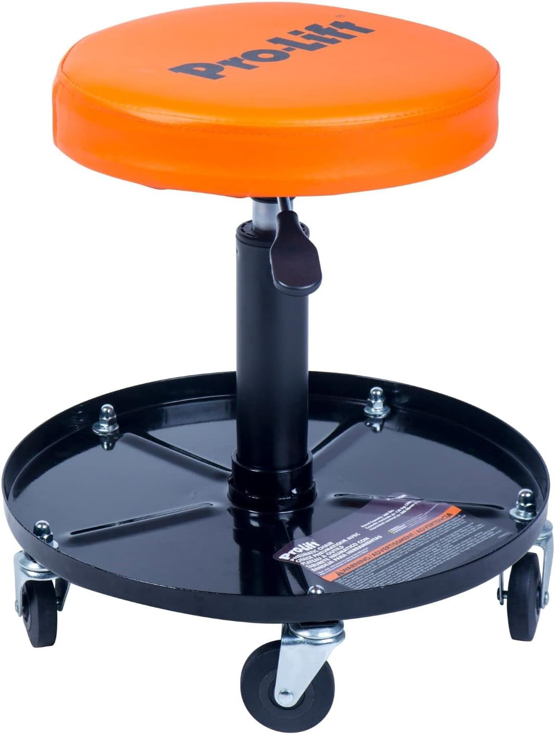 Pro-Lift PL9300H Rolling Pneumatic Automotive Creeper Chair with Dual Tool Tray - 300 lb Capacity
