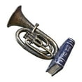 thumbnail image 2 of EeaseCA Resin Musical Instrument Adornment Retro Musical Instrument Craft Household Desktop Adornment (Golden), 2 of 8