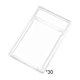 thumbnail image 2 of Funda de plástico transparente para tarjetas coleccionables y de intercambio de tamaño estándar, estuche protector transparente con cierre de presión, diseño apilable, 13x8.5 pulgadas, paquete de 10., 2 of 7
