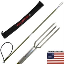 4.5' Travel 2Piece Spearfishing Carbon Fiber Pole Spear Lionfish Barb Tip & Bag
