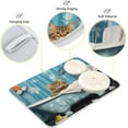 thumbnail image 4 of Bathroom Cat Dish Drying Mat for Kitchen Counter, Ultra Absorbent Reversible Microfiber Dishes Drying Rack Pad Heat-resistant Mats 16x18in Home Decor, 4 of 7