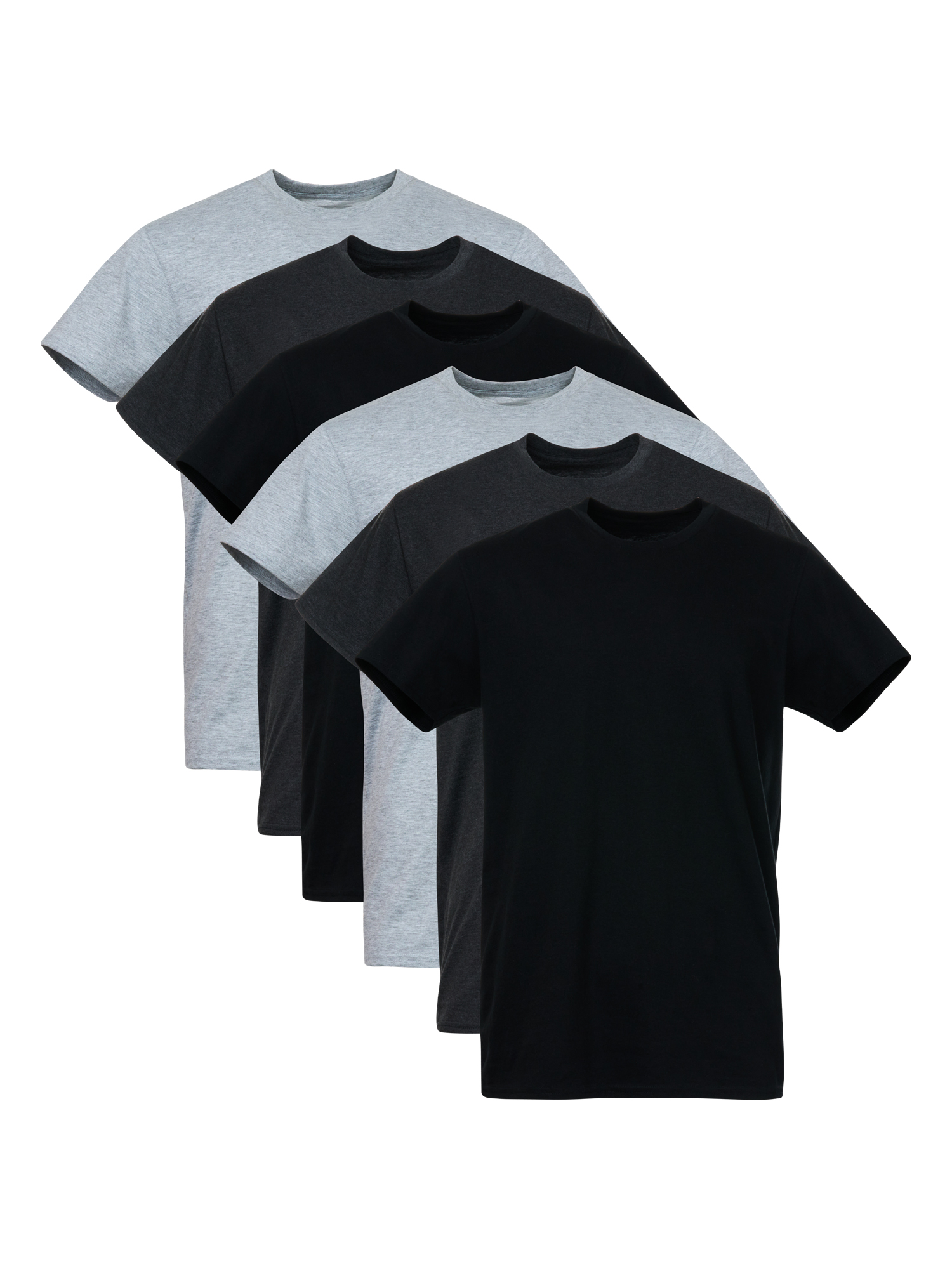 Gildan Men's Softstyle Crew Neck Tees, 6-Pack, Sizes S-2X