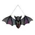 thumbnail image 2 of sunsanly Halloween Hanging Glass Suncatcher Decoration Acrylic 2D Bat Ornament Gothic Car Rearview Mirror Decor for Home Window Wall Car, 2 of 8