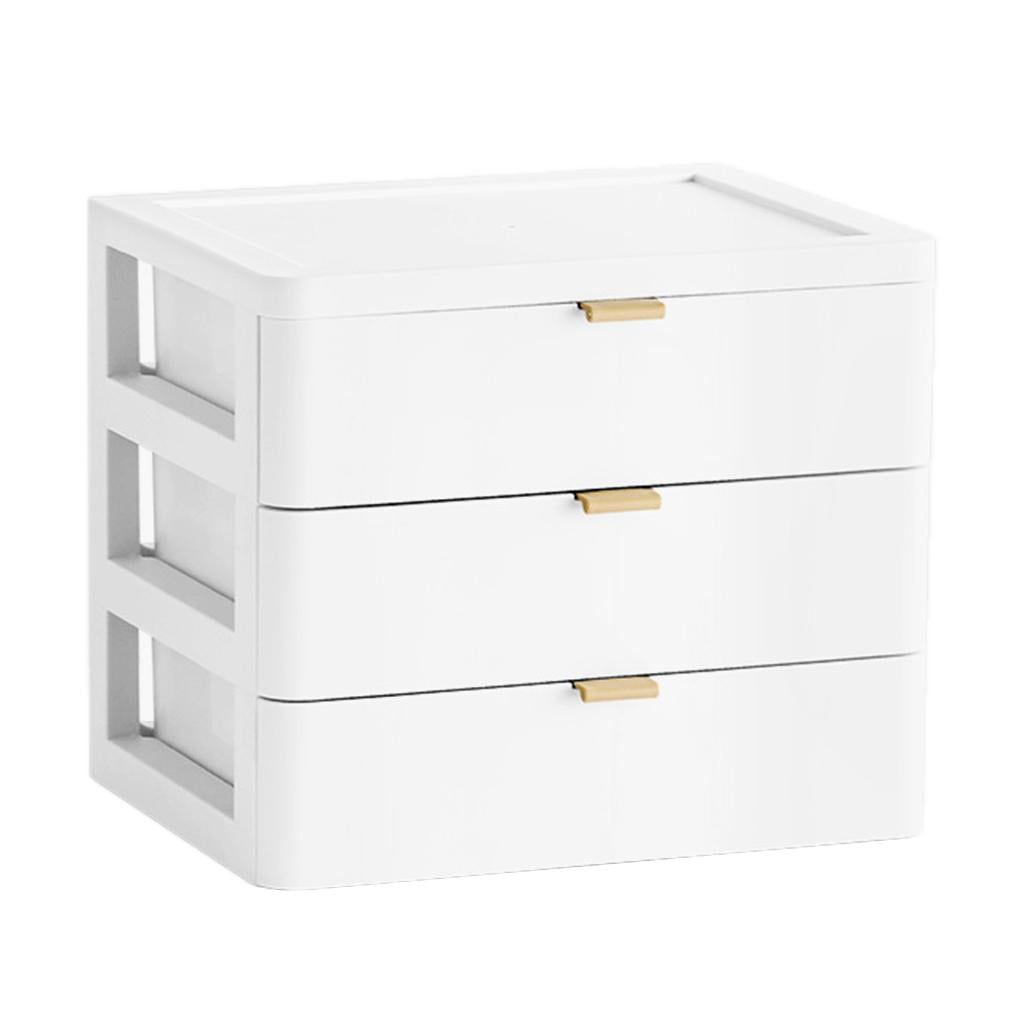 Desktop Drawer Storage Box Nordic Mail Files Cosmetic Jewlery Organizer 3  tier 