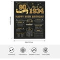 thumbnail image 5 of 50th Birthday Gifts for Women or Men - 50th Birthday Gifts for Her/Him - 50th Birthday Gift Ideas - 1974 Birthday Gifts - 50 Year Old Gifts for Women Turning 50 Throw Blanket 60 x 50 Inch, 5 of 5