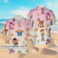thumbnail image 2 of Toy Story Watercolor Disney Hawaiian Shirt, 2 of 6