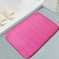 thumbnail image 6 of SHIMELE Thick Velvet Floor Mat Set Non-Slip Soft Memory Foam Bath Rug for Kitchen and Bathroom, Solid Color, 2 Piece, 6 of 6