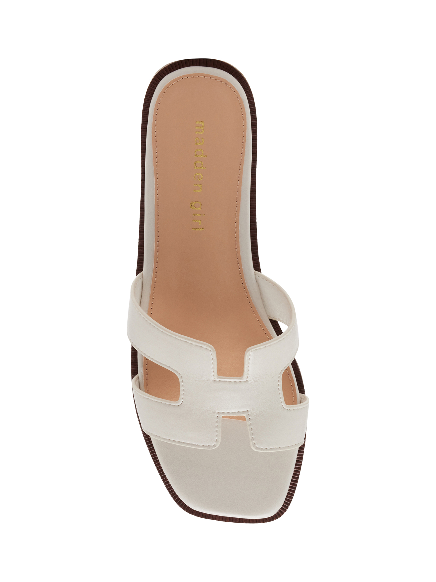 Madden Girl Women's Hailey Flat Slide Sandal