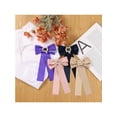 thumbnail image 5 of INSPIRE CHIC Women's Bow Brooch Bowknot Costume Elegant Bow Tie with Beads Pink One Size, 5 of 5