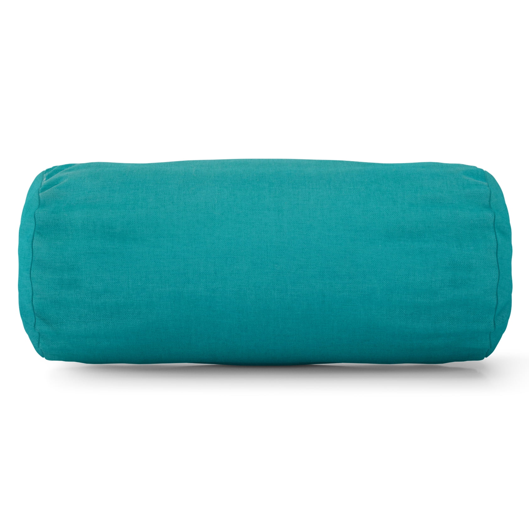 Majestic Home Goods Teal Solid Indoor / Outdoor Bolster Pillow