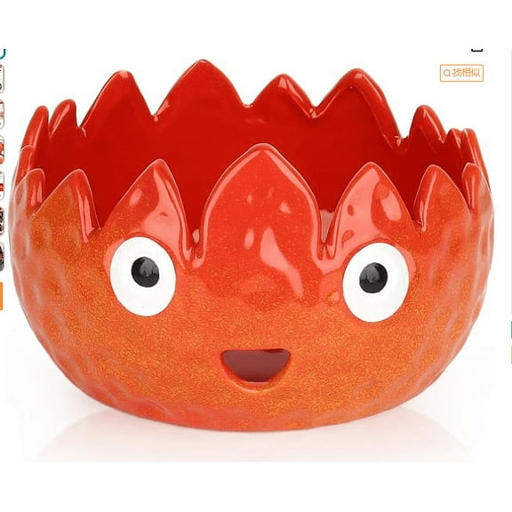 Home Textile Storage,Flame Yarn Bowl For Crocheting Crochet Bowls Knitting Bowls Cute Handmade Ceramic Flame Yarn Bowls Ideal Crochet Gifts For Crocheters Knitter