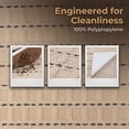 thumbnail image 3 of REGALWOVEN Geometric Door Mat Indoor Outdoor Waterproof Welcome Mat for Front Door, Non-Slip Entryway Rug, Washable Floor Mat White 32" x 20", 3 of 5