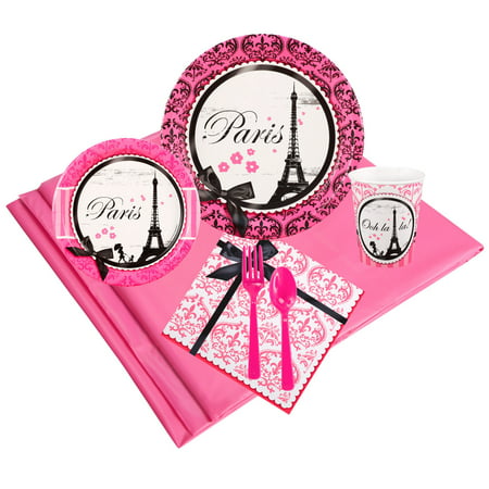 Paris Damask Party Pack for 32
