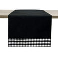 thumbnail image 5 of Fennco Styles Handmade Reversible Checkered Border Design Table Runner, 5 of 15