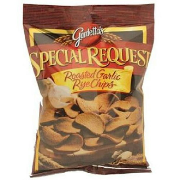 Gardetto's Special Request Roasted Garlic Rye Chips, 4.75 oz 7 Count