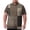 A4-Brown, variant on Havenx Plus Size Golf Polo Shirts for Men Short Sleeve Collared Polo Button Down Plaid Print T Shirts Athletic Golf Summer Ultra Comfortable Clothing,Green 6XL
