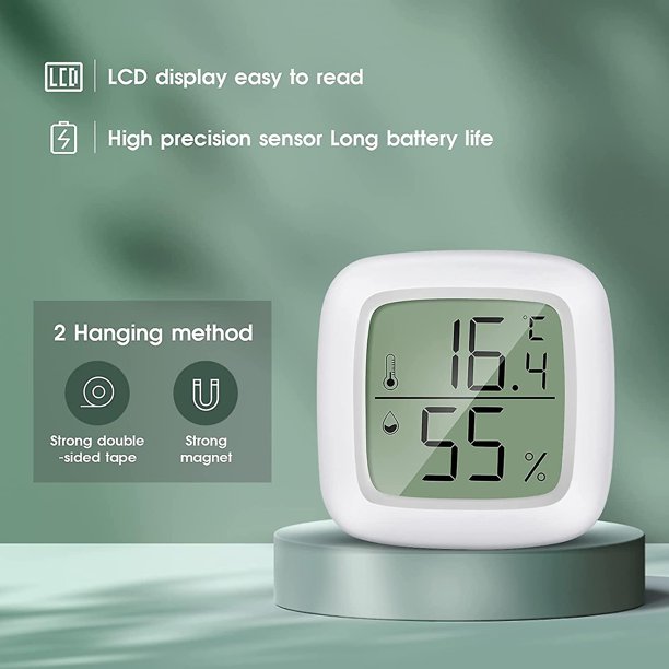 Termómetro para el hogar 3 piezas Mini Lcd Termómetro higrómetro portátil para interiores -20 - 60, 10% - 99% Rh Adecuado para habitaciones de ni?os, habitaciones de ancianos, etc. Banb LingWen 1327533403085