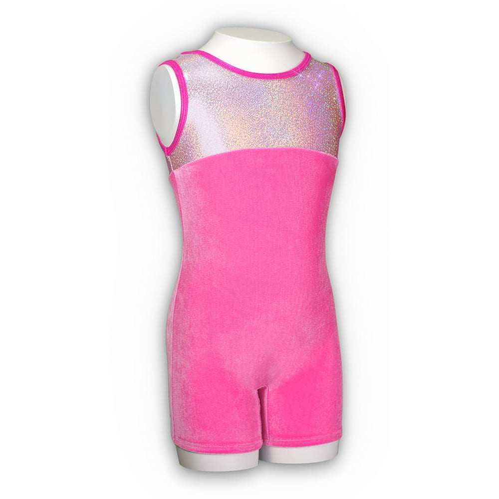 Leap Gear - Gymnastics Biketard for Girls - Pink Velvet Princess - Leap ...