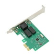 thumbnail image 1 of ZOUSSIQI Gigabit Ethernet Internet Card 10/100/1000Mbps RJ 45 PCI Express Internet Card For Desktop PC EL225#63039, 1 of 9