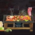 thumbnail image 4 of 1 Ensemble Barbecue de Table Portable en Aluminium pour Barbecue Extérieur, 4 of 9